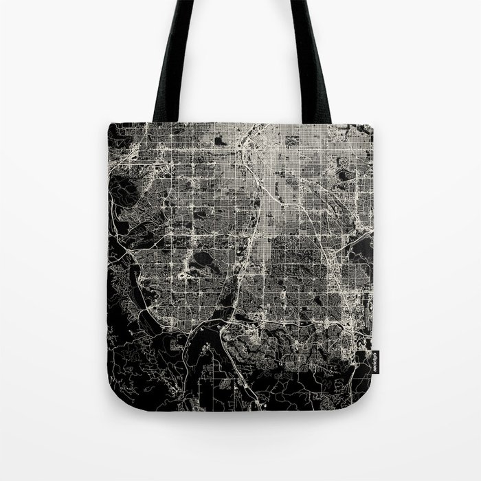 Lakewood, USA - City Map Tote Bag