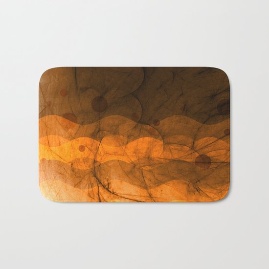 Energy Waves - Sand Version Bath Mat