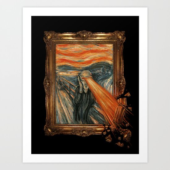 Art Attack Art Print
