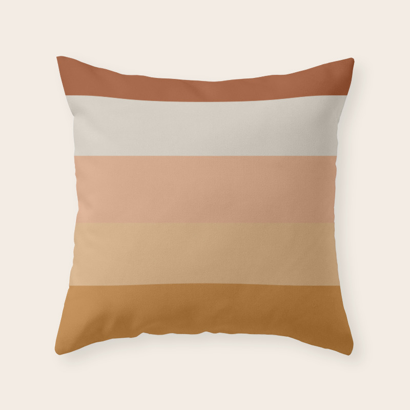 apricot throw pillows