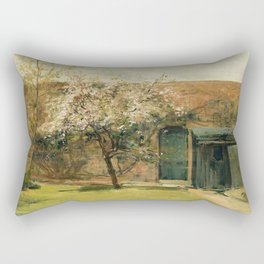 Beautiful Cherry blossom - Charles Conder Rectangular Pillow