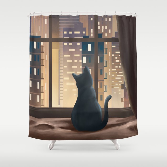 City View Shower Curtain