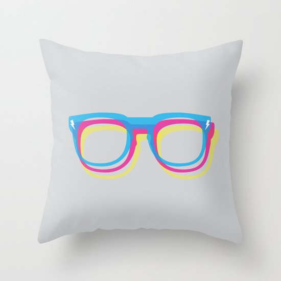 CMYgeeK Throw Pillow
