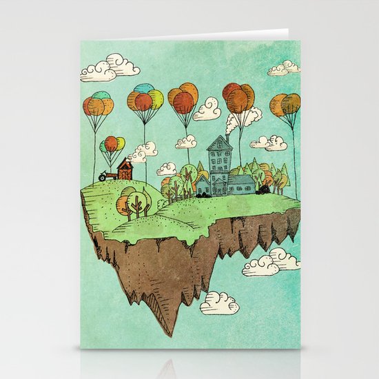 The Floating Farm Stationery Cards