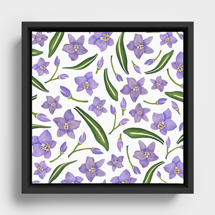 Orchid Opulence Framed Canvas