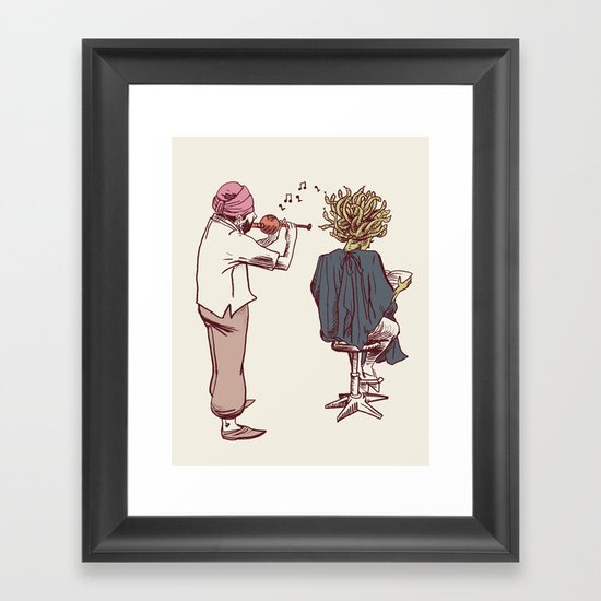 New Hairstyle Framed Art Print