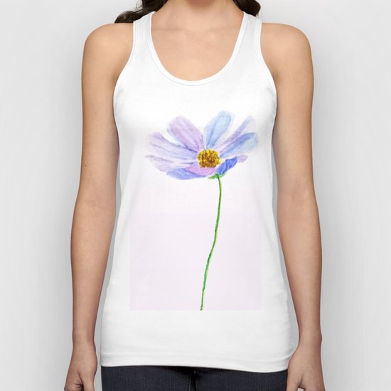 one purple cosmos Unisex Tank Top