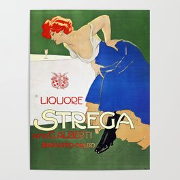 Vintage Italian poster - Dudovich - Liquore Strega Poster