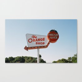 The Orange Shop Canvas Print