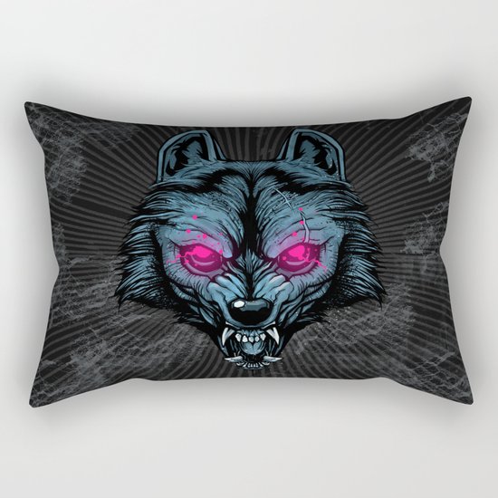 Insanity Wolf Rectangular Pillow