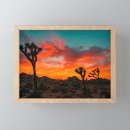 Joshua Tree Parc National Framed Mini Art Print