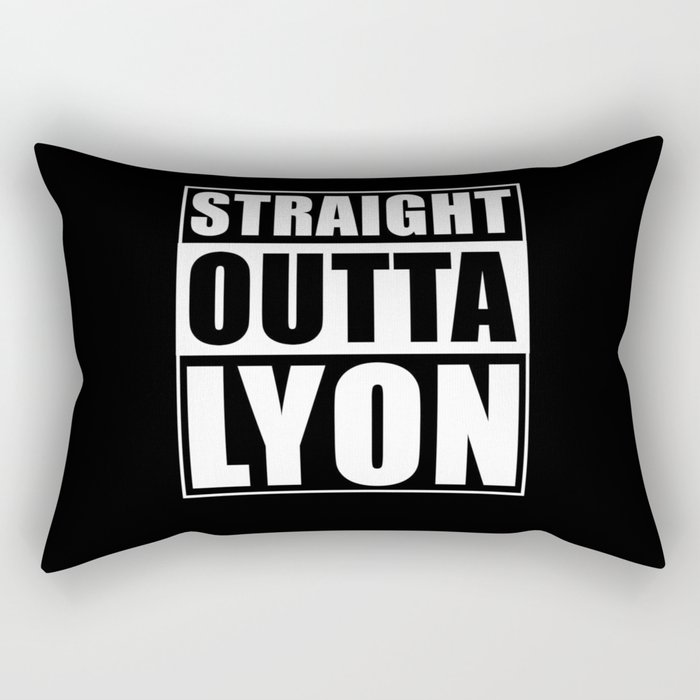 Straight Outta Lyon Rectangular Pillow