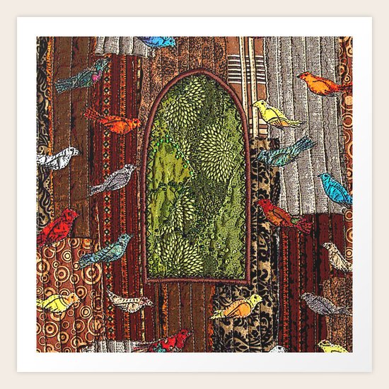 In the birdhouse Art Print