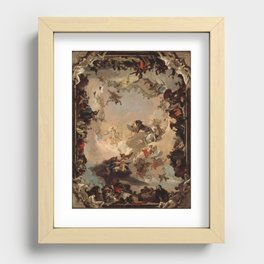 Allegory of the Planets and Continents Art Print Poster Canvas Wall Recessed Framed Print