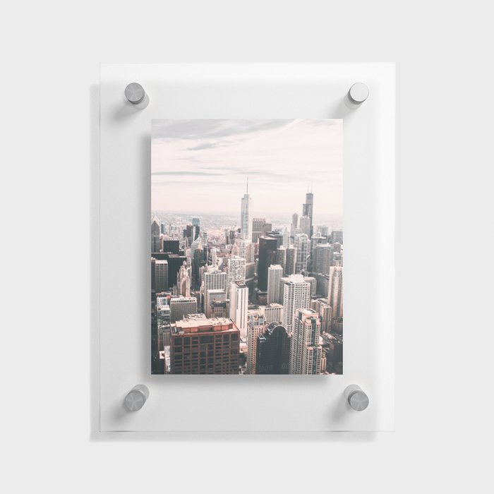 Chicago Skyline Floating Acrylic Print