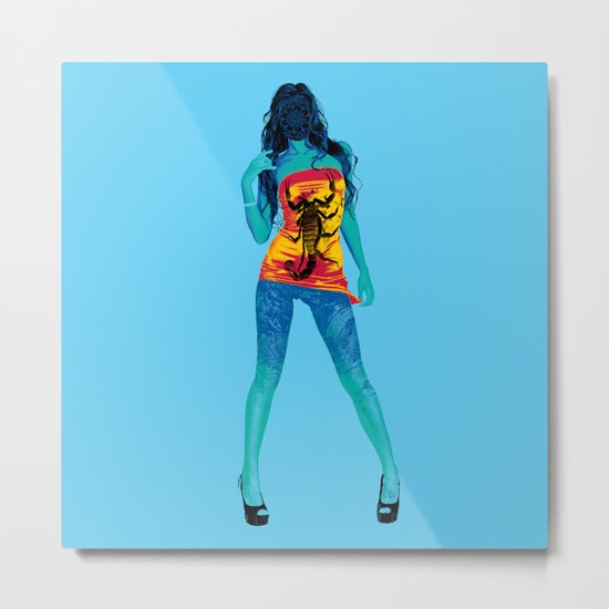 Vitriolic Metal Print