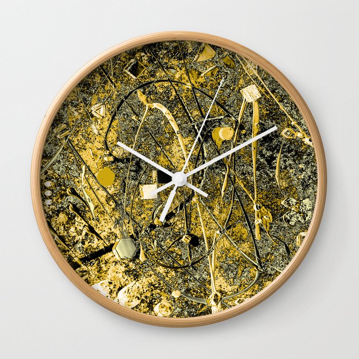 Power of Gold Wall Clock