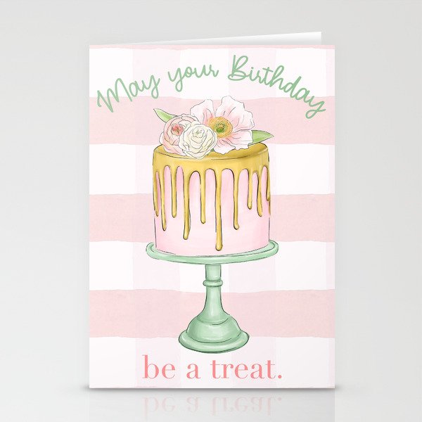 May Your Birthday Be a Treat Stationery Cards