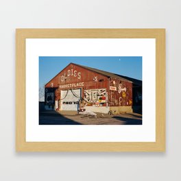 Oldies Marketplace Antique Store - Film Framed Art Print