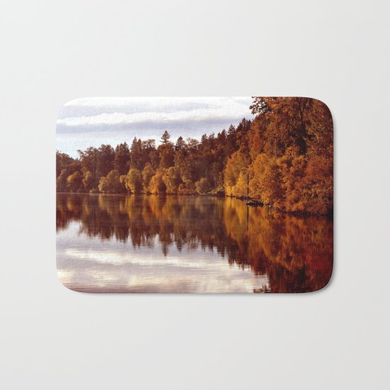 RADIANT AUTUMNAL REFLECTION Bath Mat