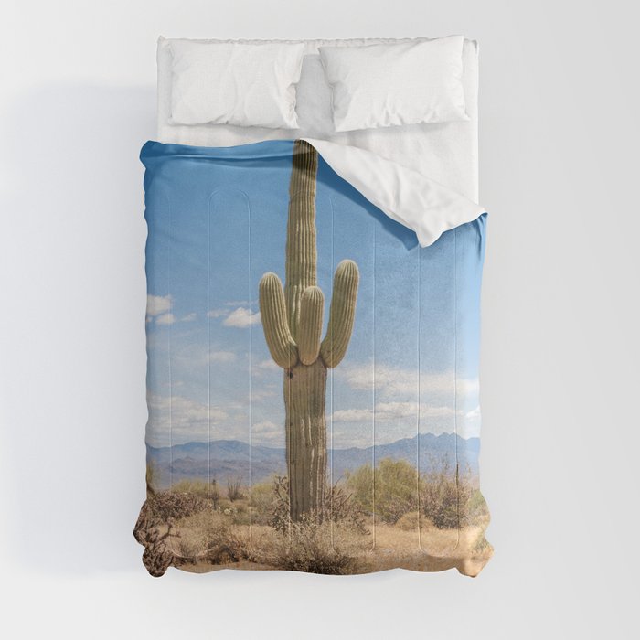 Saguaro Stands Alone Comforter