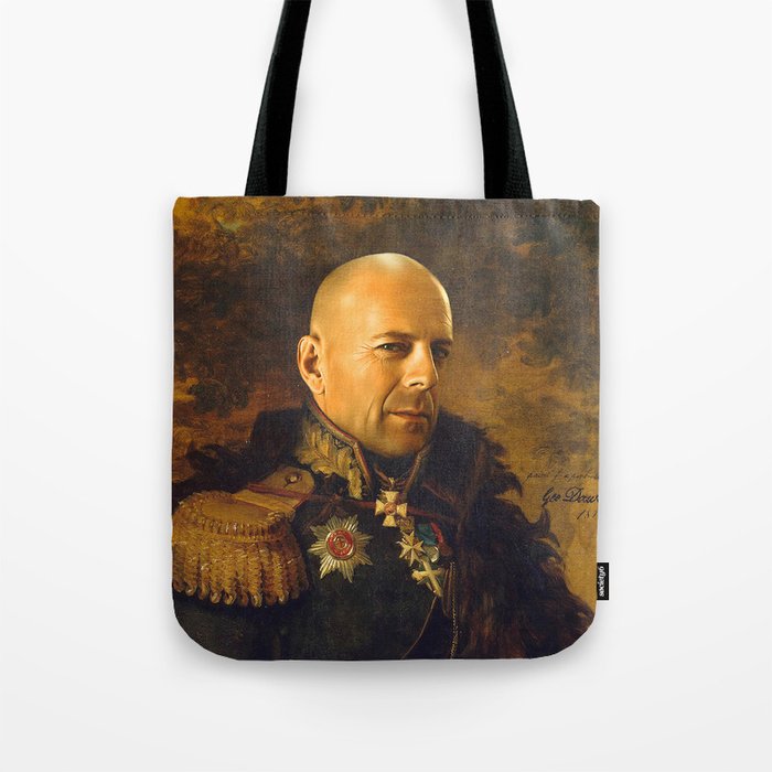 Bruce Willis - replaceface Tote Bag