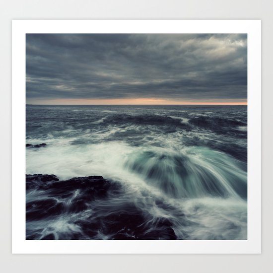 Dramatic Seas Art Print