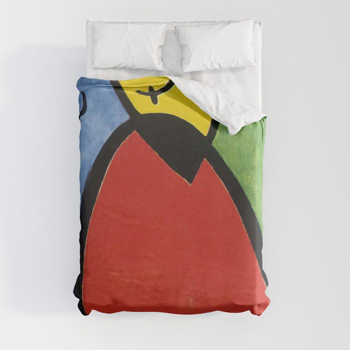 Joan Miro The Birth Of Day  Duvet Cover