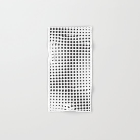 Full Configuration Black Raster - Optical game 13 Hand & Bath Towel