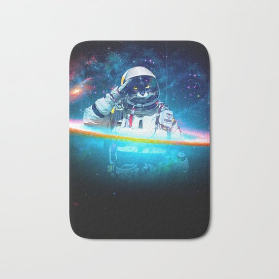 Universe Cat Bath Mat