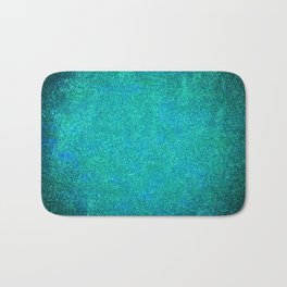 Turquoise Blue Mermaid Glitter Bath Mat