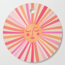 Sunshine – Pink Cutting Board