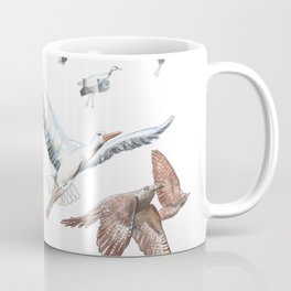 Migratory Birds - Bird migration Illustration Coffee Mug