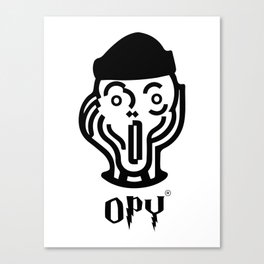 Surprised OPY Canvas Print