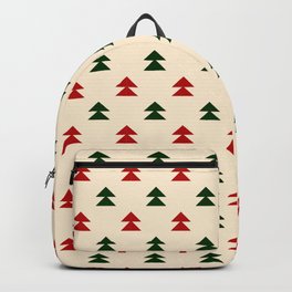 Trendy Pastel Xmas Pattern Winter Snow Christmas Backpack