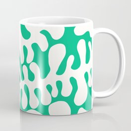 White Matisse cut outs seaweed pattern 20 Mug