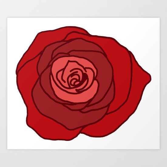 Rose Art Print