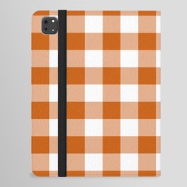 Classic Check - sienna brown iPad Folio Case