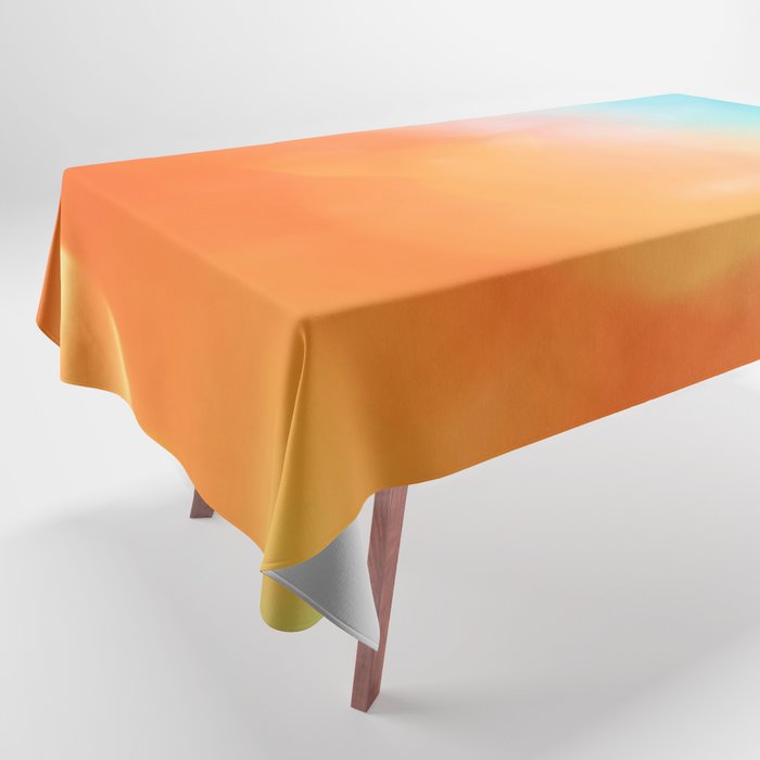 Orange & Green Force Tablecloth