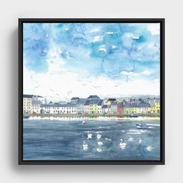 Long Walk, Galway Framed Canvas