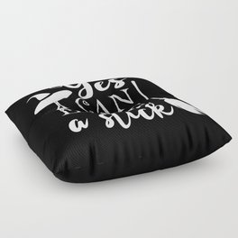 Yes I Can Drive A Stick Halloween Funny Witch Floor Pillow