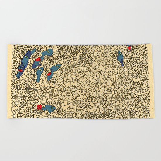 - elemental - Beach Towel
