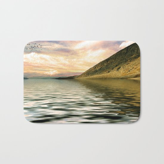mountain lake 4 Bath Mat