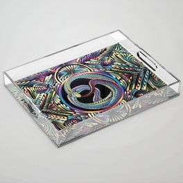 Ouroboros Mandala Acrylic Tray
