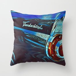 Thunderbird Taillight 2 Throw Pillow