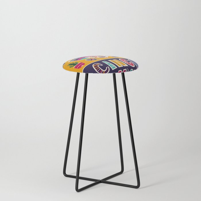 Mexico Poster 2 Counter Stool