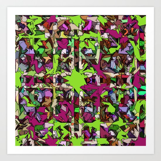 Dr Banner's Plaid Art Print