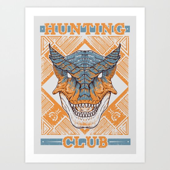 Hunting Club: Tigrex Art Print