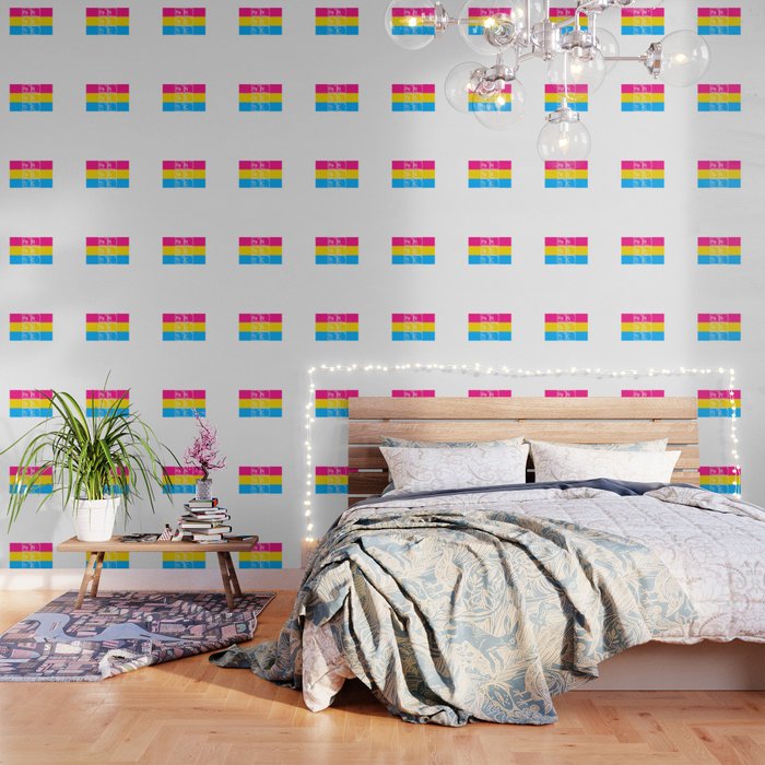 Pantastic Print Lgbtq Pansexual Flag Pride Gift Idea Wallpaper By Phoxydesign Society6 Hang loose in this comfy tee with a wide scoop neck and generous short sleeves,boxy, oversized fit,model shown is. pantastic print lgbtq pansexual flag pride gift idea wallpaper by phoxydesign