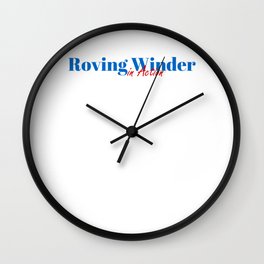 Roving Winder in Action Wall Clock